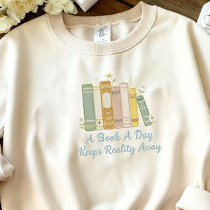 Bookworms Good Day to Read a Book Booktok Embroidery File