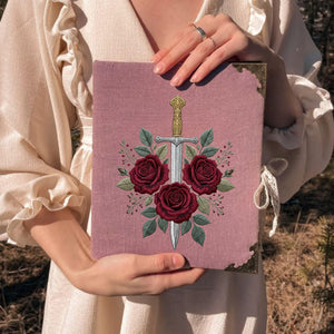 Sword Embroidery File: Dark Romance Gothic Fantasy Machine Stitch Design