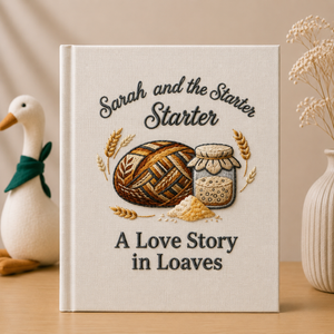 Personalized Sourdough Recipe Book Custom Starter Journal Bread Baking Keepsake A Love Story in Loaves Gift for Home Baker