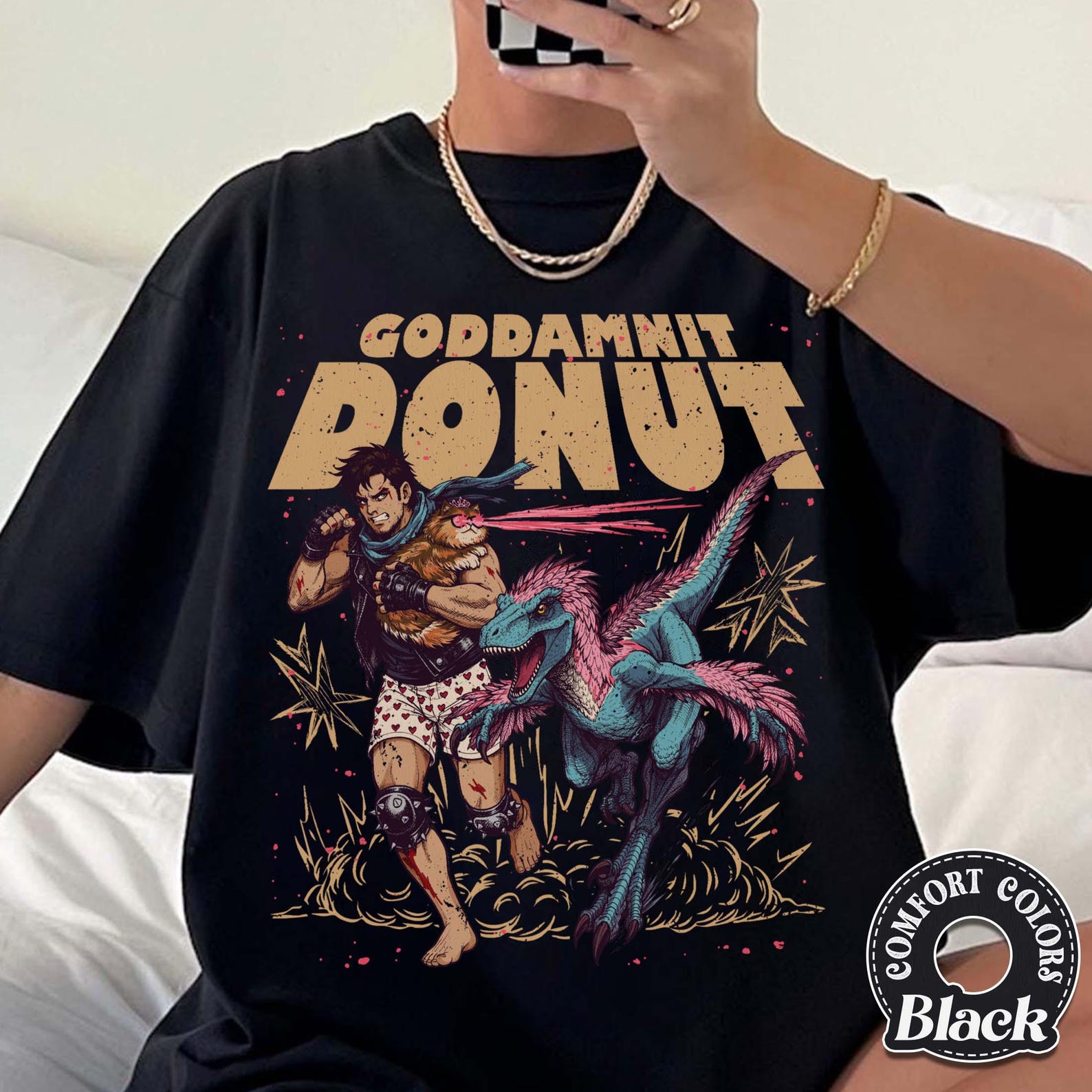 Retro LitRPG Cat Graphic T-Shirt, Sci-Fi Reader Meme Tee
