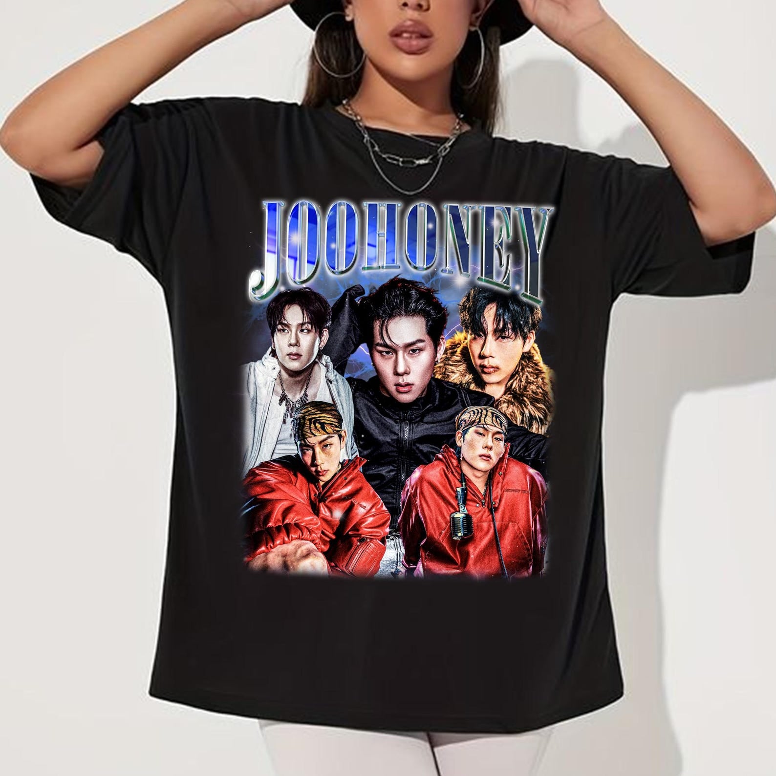 Retro Kpop Inspired Graphic T Shirt Vintage Fan Concert Style Sweatshirt