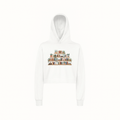Bookshelf Embroidery Design, Cozy Book Lover Shelf with Plants, Reading Room Machine Embroidery - Hoodie