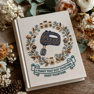 Family Recipe Book Heirloom Cookbook Kitchen Keepsake A Family That Eats Together Stays Together Recipe Journal for Mom Grandma or Home Cook