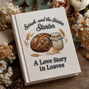 Personalized Sourdough Recipe Book Custom Starter Journal Bread Baking Keepsake A Love Story in Loaves Gift for Home Baker