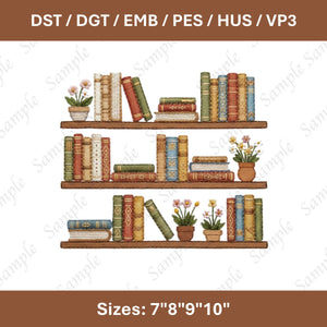 Flower Book Machine Embroidery File