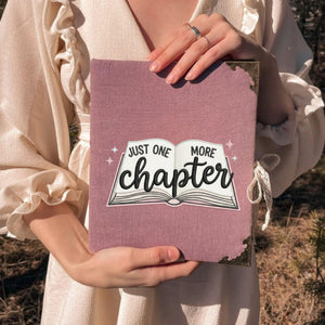 Just One More Chapter – Embroidery Design (Digital File)